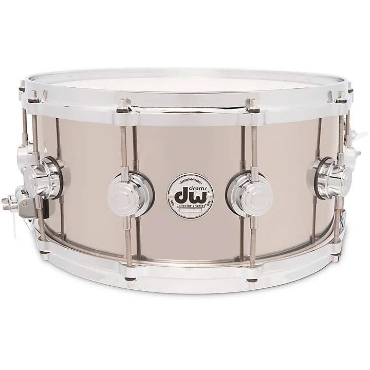 Collectors Series Stainless Steel Snare Drum With Die Cast Hoops