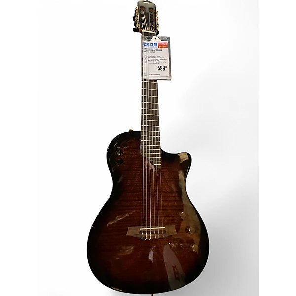 Used Cordoba Stage Edge Burst Classical Acoustic Electric Guitar