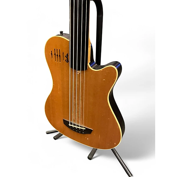 Used Godin A5 Ultra 5 String Natural Acoustic Bass Guitar