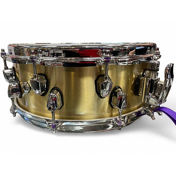 Mapex Used Mapex 55X14 Black Panther Metallion Brass Drum.gc