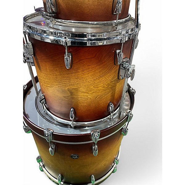 Gretsch Drums Used Gretsch Drums 5 Piece Renown Faded Tobacco Drum Kit.gc