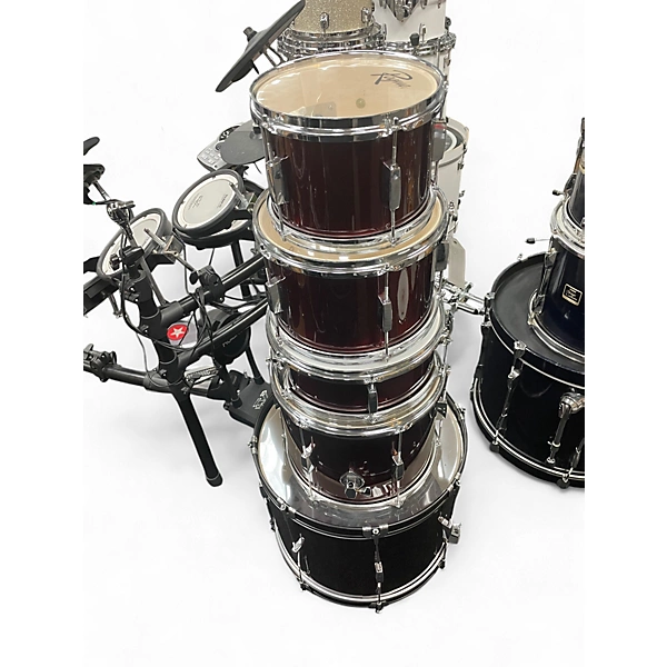 Rogue Used Rogue 5 Piece RDG0520 Dark Red Drum Kit.gc