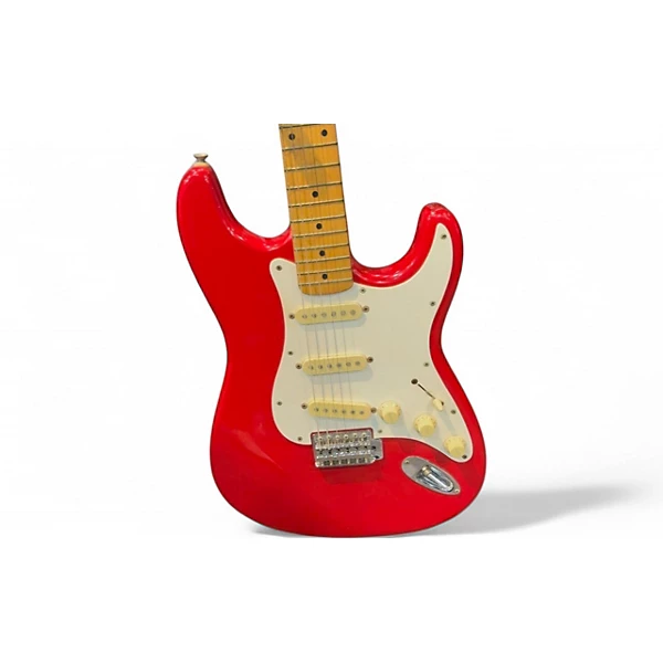Used Squier Stratocaster Dakota Red Solid Body Electric Guitar