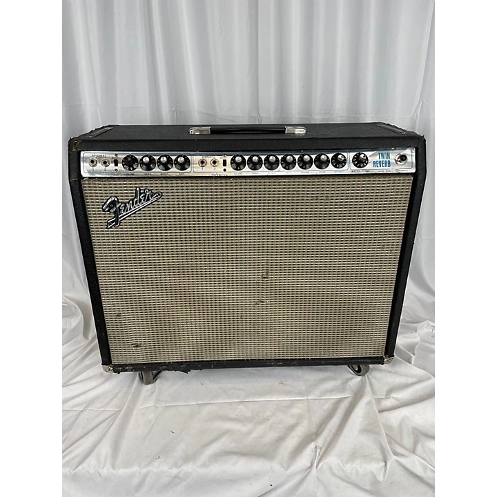 Vintage 1974 Fender Twin Reverb 2x12 Tube Guitar Combo Amp