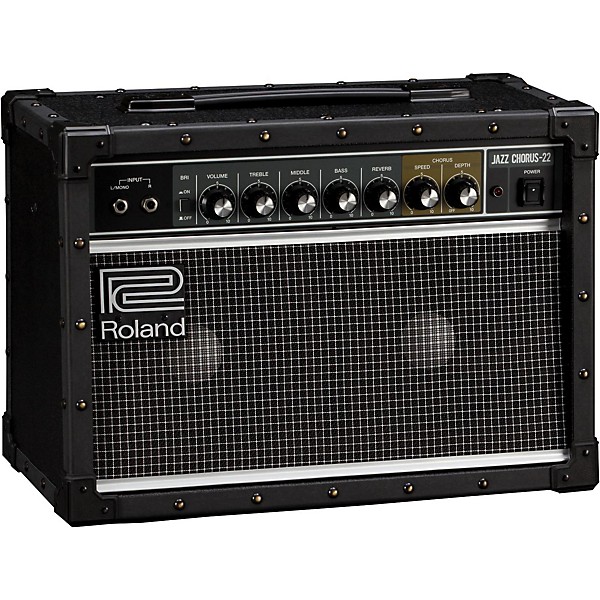 Roland JC 22 Jazz Chorus 30W 2x65 Guitar Combo Amplifier Level 1 Black J49410004001000.gc