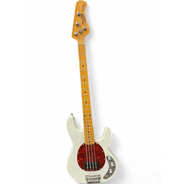 Used Sterling by Music Man classic ray24 Olympic White Electric Bass Guitar