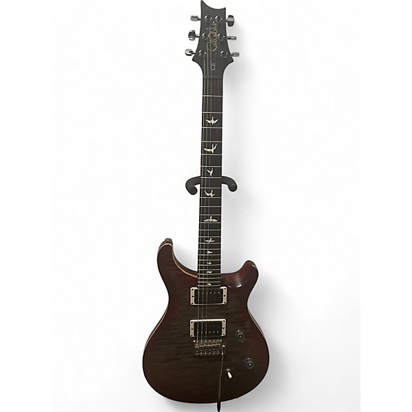Used PRS CE24 Limited Edition Grey Black Red Burst Solid Body Electric Guitar
