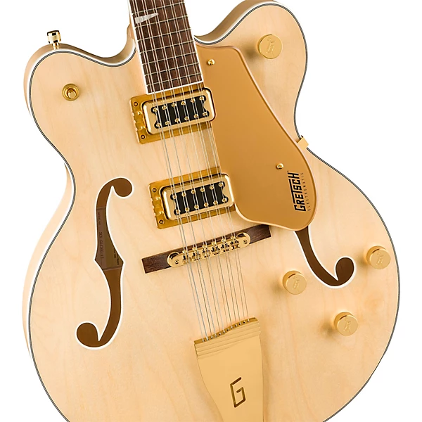 Gretsch Guitars G5476G 12 Limited Edition Electromatic Classic Hollowbody Double Cut 12 String Electric Guitar With Gold Hardware Natural