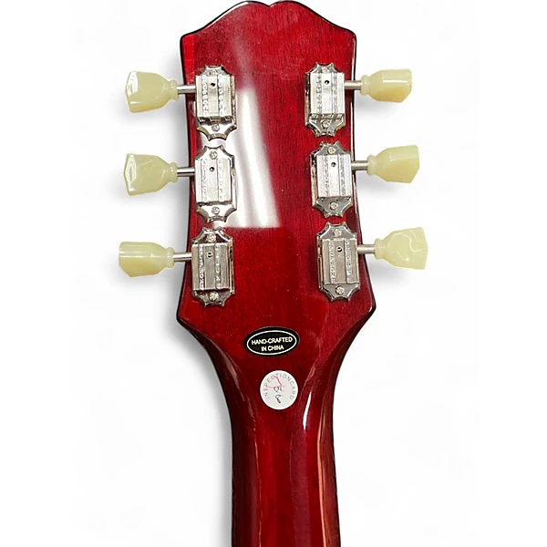 Used Epiphone ES335 Figured Limited Edition Raspberry Burst Hollow Body Electric Guitar