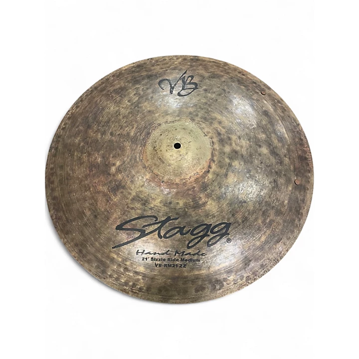 Stagg Used Stagg 21in Hand Made VB RM21ZZ Sizzle Ride Medium Cymbal.gc