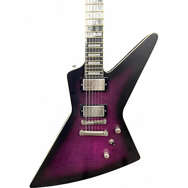 Epiphone Used Epiphone Extura Prophecy Purple Tiger Aged Gloss Solid Body Electric Guitar.gc