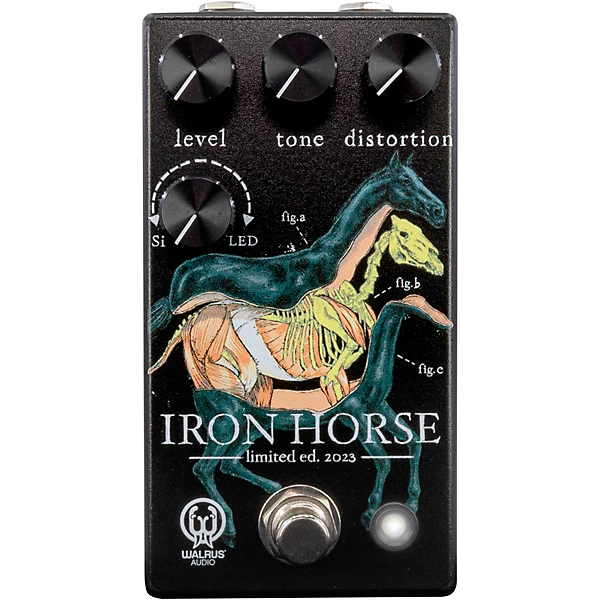 Iron Horse LM308 Distortion Effects Pedal Black