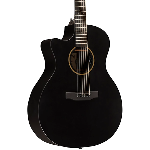 GPCX1E X Series Left Handed Grand Performance Acoustic Electric Guitar Black