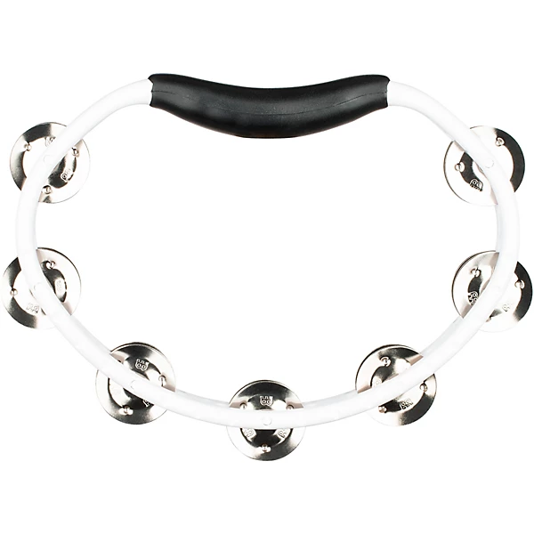 MEINL Headliner Series Molded ABS Tambourine, Dual Row White