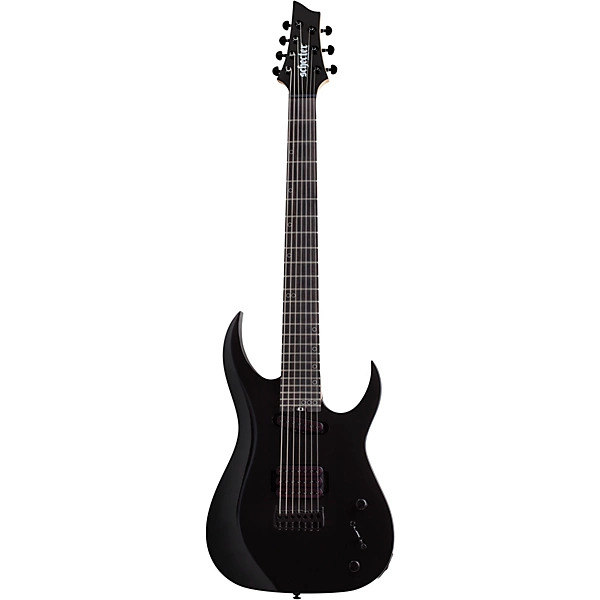 Schecter Guitar Research Sunset 7 String Triad Electric Guitar Level 2 Gloss Black