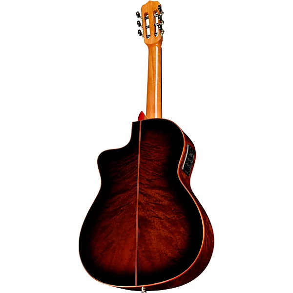 Cordoba Fusion 12 Exotic Top Nylon String Classical Acoustic Electric Guitar Brown Sugar Burst