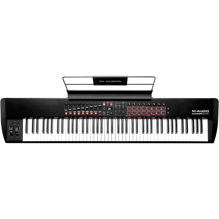 Hammer 88 Pro Graded Hammer Action USB MIDI Controller with Smart Control and Auto Mapping