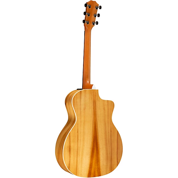 214ce Koa Grand Auditorium Left Handed Acoustic Electric Guitar Natural