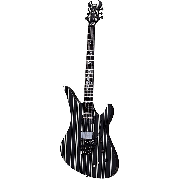 Schecter Guitar Research Synyster Gates Custom S Electric Guitar Level 1 Black Pinstripes K37175004001000.gc