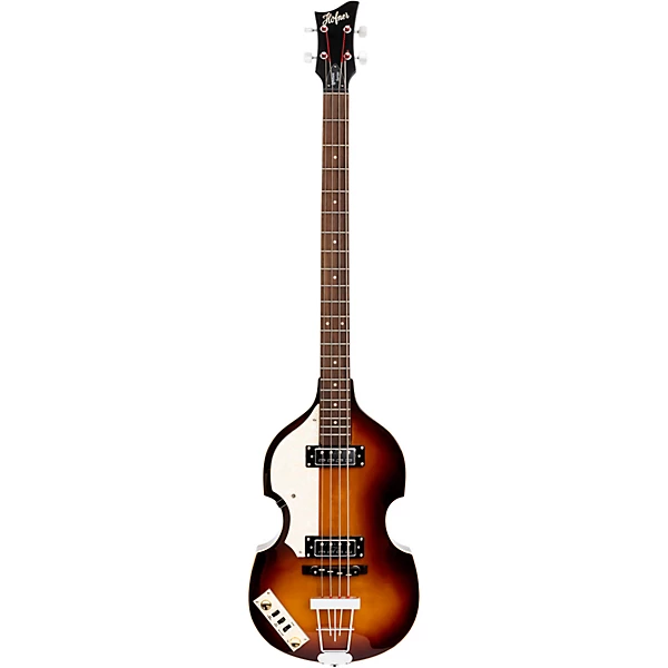 Ignition Series Left Handed Short Scale Violin Bass Guitar Sunburst
