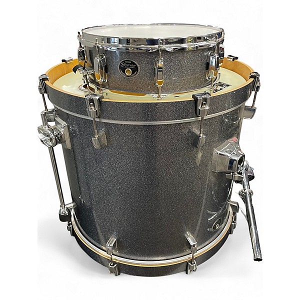 TAMA Used TAMA 5 Piece SILVERSTAR BIRCH VKS145 GXS GALAXY SILVER Drum Kit.gc