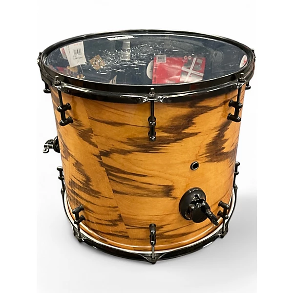 ddrum Used ddrum 5 Piece Dios Series Zebrawood Drum Kit.gc