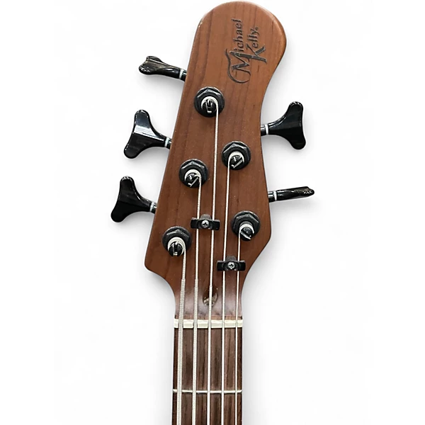 Used Michael Kelly Custom Element Natural Electric Bass Guitar