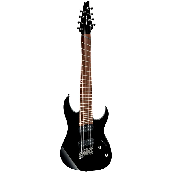 Ibanez RGMS8 Multi Scale 8 String Electric Guitar Black