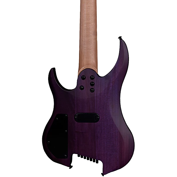 Legator Ghost 7 String Multi Scale Super Shred Series Flamed Maple Electric Guitar Purple