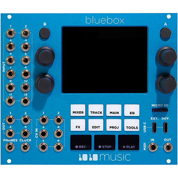 Bluebox Digital Mixer and Recorder Eurorack Module