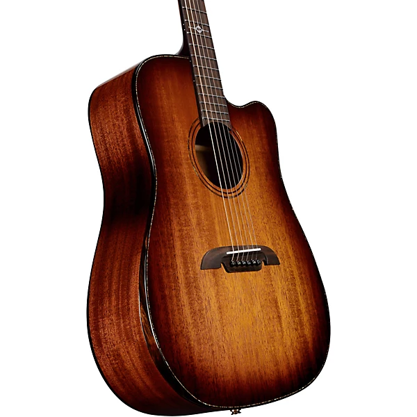 Alvarez MD66CE Custom Dreadnought Acoustic Electric Guitar Shadow Burst