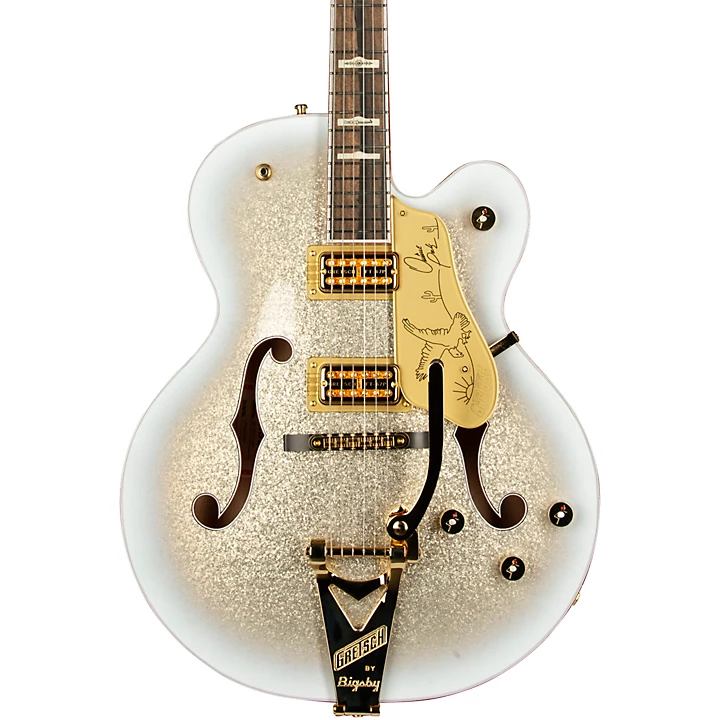 G6136TG OR Limited Edition Orville Peck Falcon With String Thru Bigsby Electric Guitar Oro Sparkle