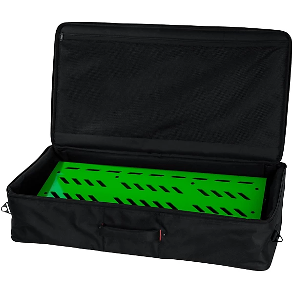 Green Aluminum Pedal Board XL w Carry Bag