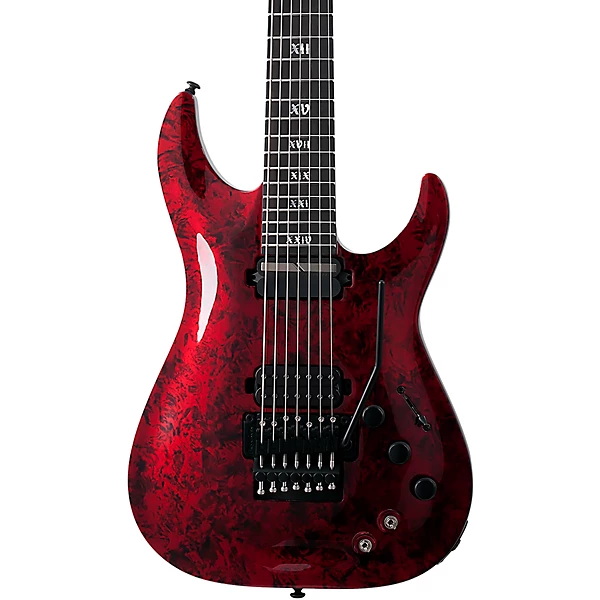 C 7 FR S Apocalypse 7 String Electric Guitar Red Reign