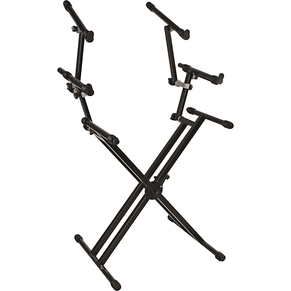 QL 723 Double Braced 3 Tier Keyboard Stand