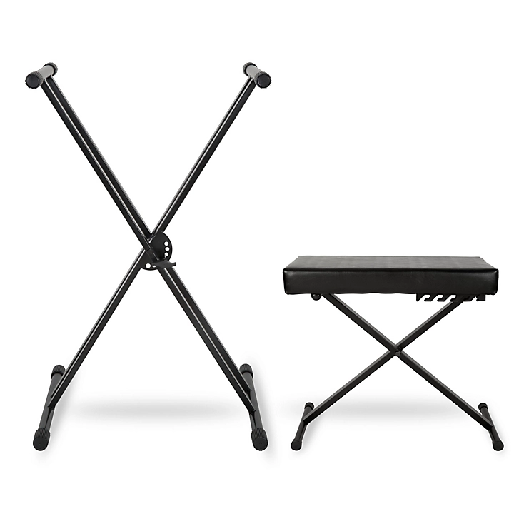 KBX2 Double Braced Keyboard Stand and Deluxe Keyboard Bench