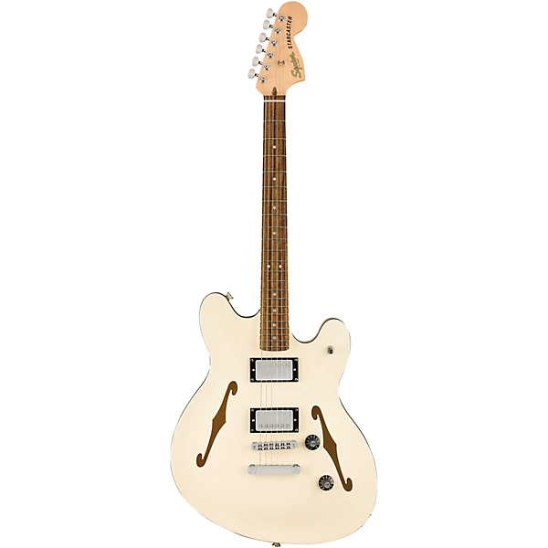 Squier Affinity Series Starcaster Deluxe Electric Guitar Olympic White