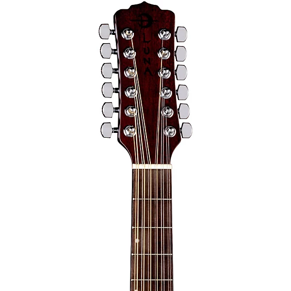 Luna WABI DC 12 Sabi 12 String Dreadnought Acoustic Electric Guitar Natural