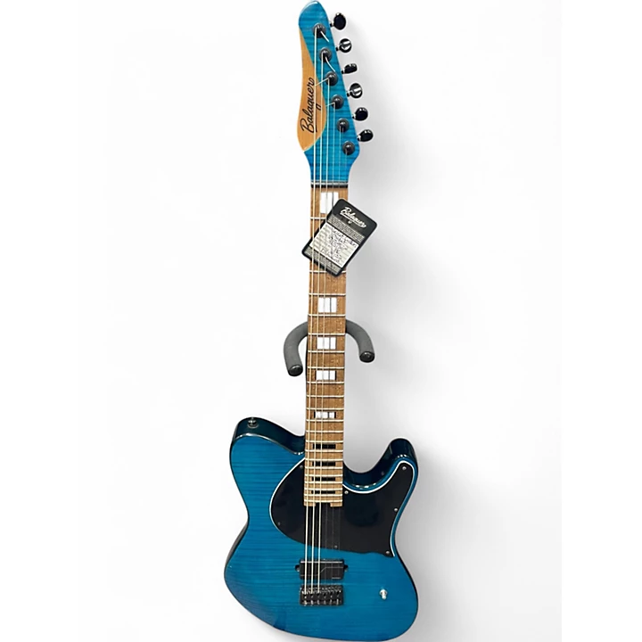 Balaguer Used Balaguer SELECT CUSTOM THICKET BLUE QUILT Solid Body Electric Guitar.gc