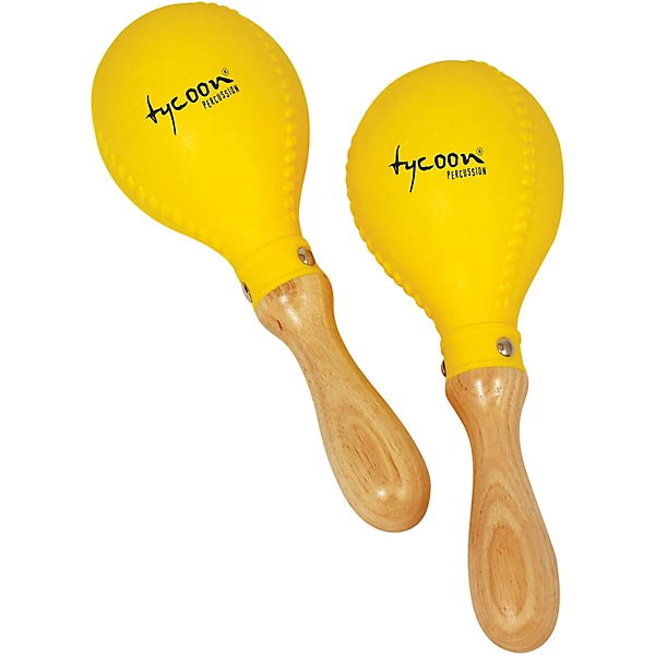 Yellow Plastic Maracas