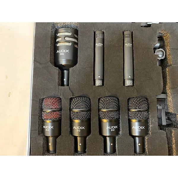 Audix 7 Piece Drum Mic Kit Drum Microphone.gc