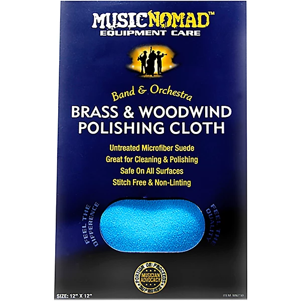 Brass Woodwind Untreated Microfiber Polishing Cloth