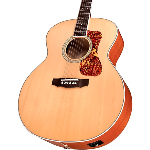 Guild F 250E Deluxe Westerly Jumbo Acoustic Electric Guitar Blonde