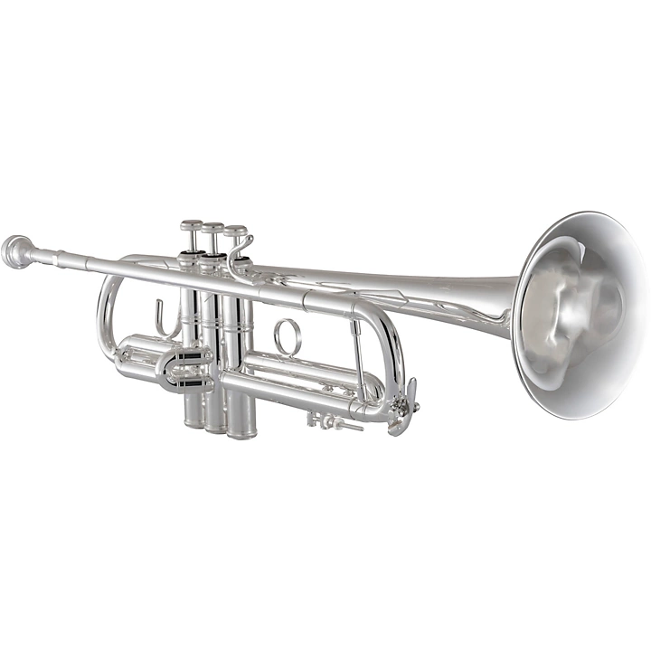 180 Stradivarius 37 Bell Series Professional Bb Trumpet with Reverse Leadpipe Silver plated Yellow Brass Bell