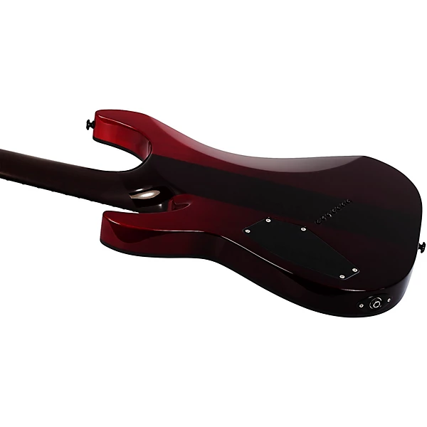 Schecter Guitar Research Reaper 7 String Elite Multiscale Electric Guitar Blood Burst