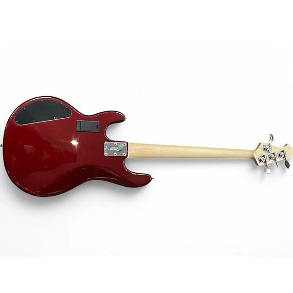 Sterling by Music Man Used Sterling by Music Man StingRay Ray4HH Maple Fingerboard Candy Apple Red Electric Bass Guitar.gc