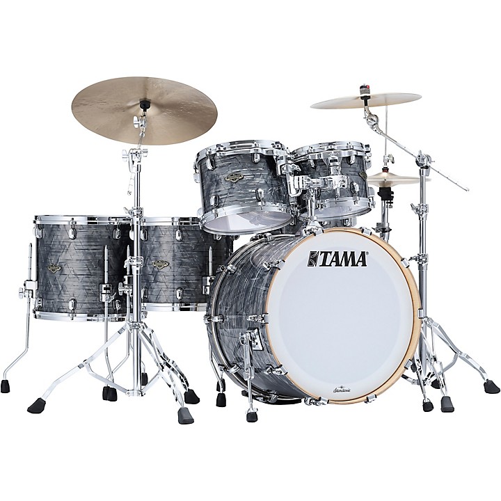 TAMA Starclassic Walnut Birch 5 Piece Shell Pack with 22 Bass Drum Level 1 Charcoal Onyx L46594004001000.gc