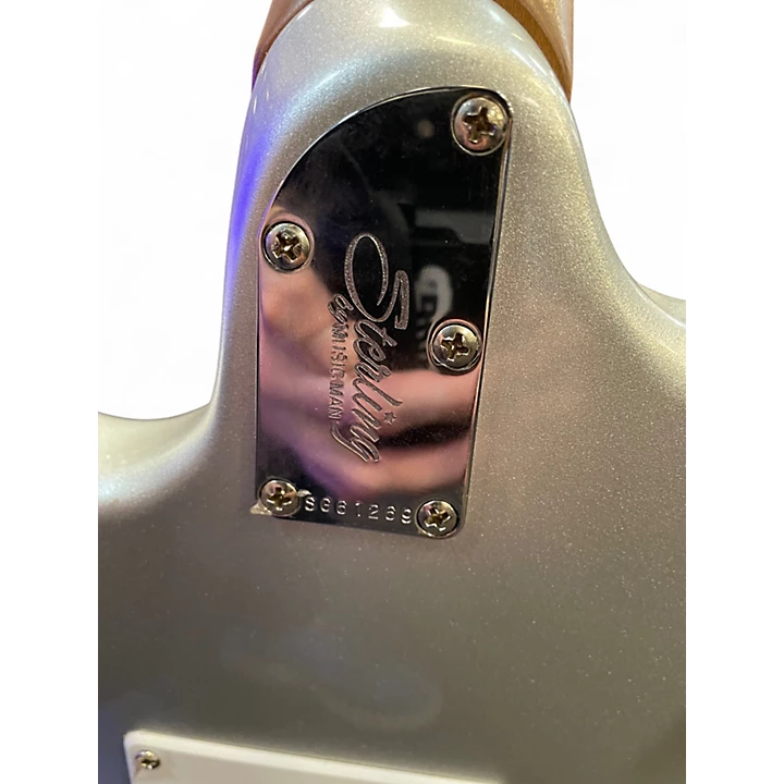 Sterling by Music Man Used Sterling by Music Man Cutlass HSS Silver Solid Body Electric Guitar