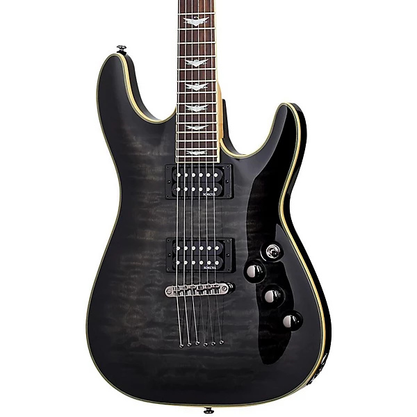 Omen Extreme 6 Electric Guitar See Thru Black