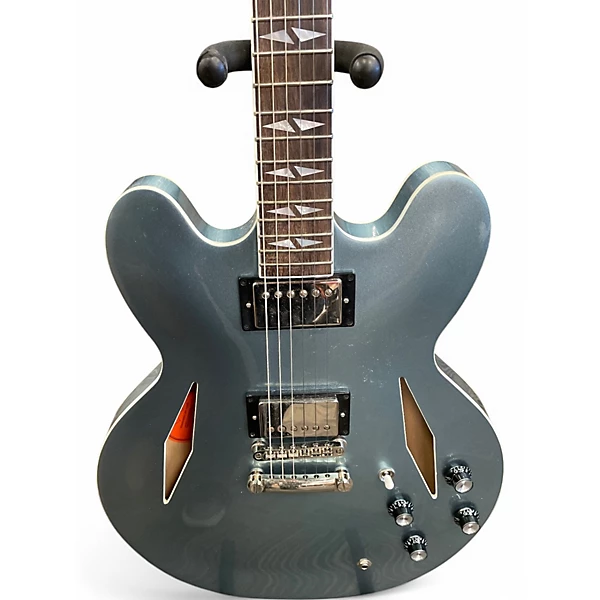 Epiphone Used Epiphone DAVE GROHL SIGNITURE DG335 Pelham Blue Hollow Body Electric Guitar.gc